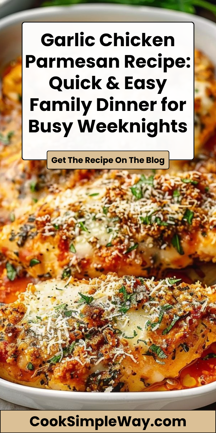 Garlic Chicken Parmesan Recipe
