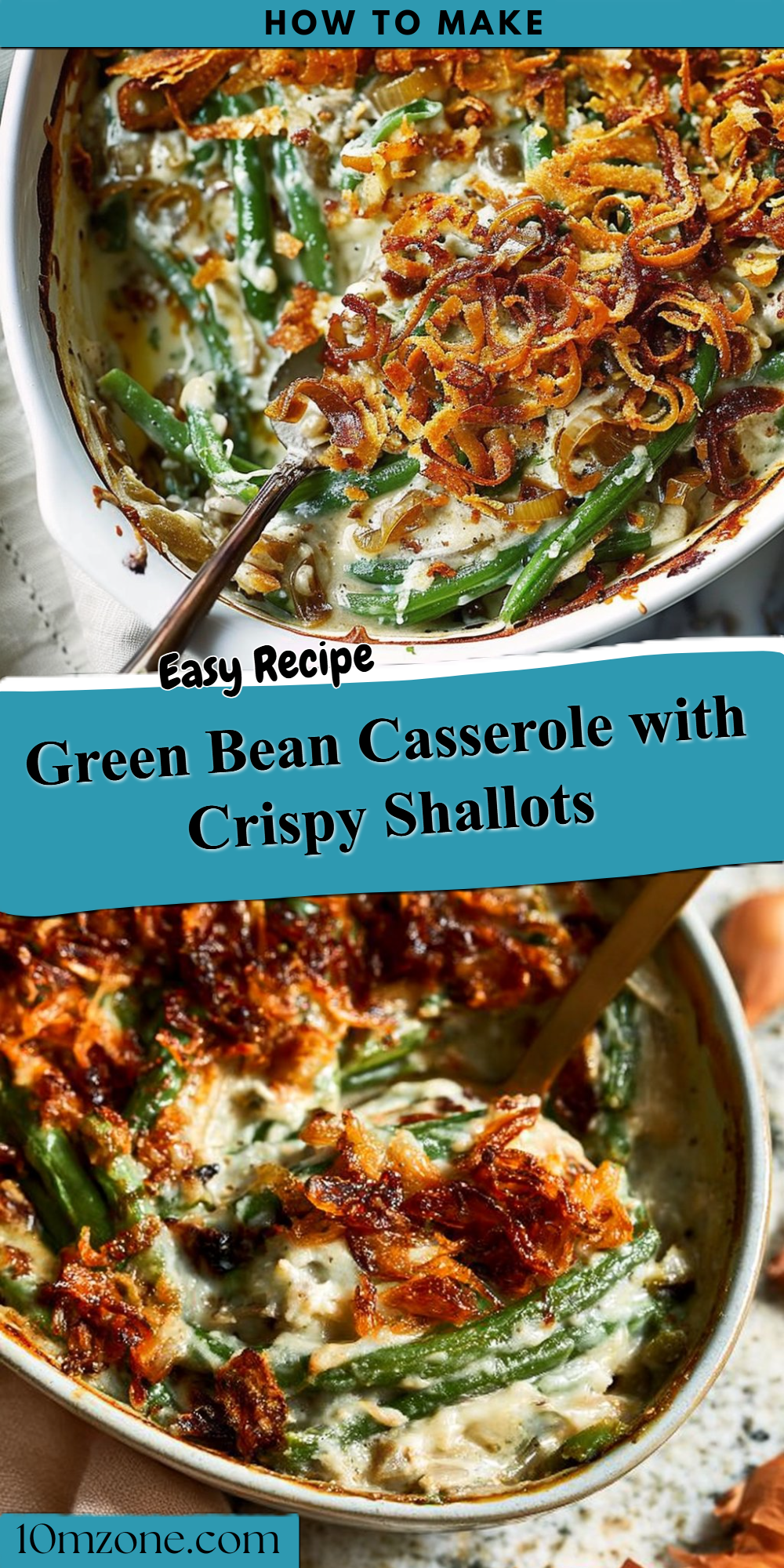 Green Bean Casserole with Crispy Shallots