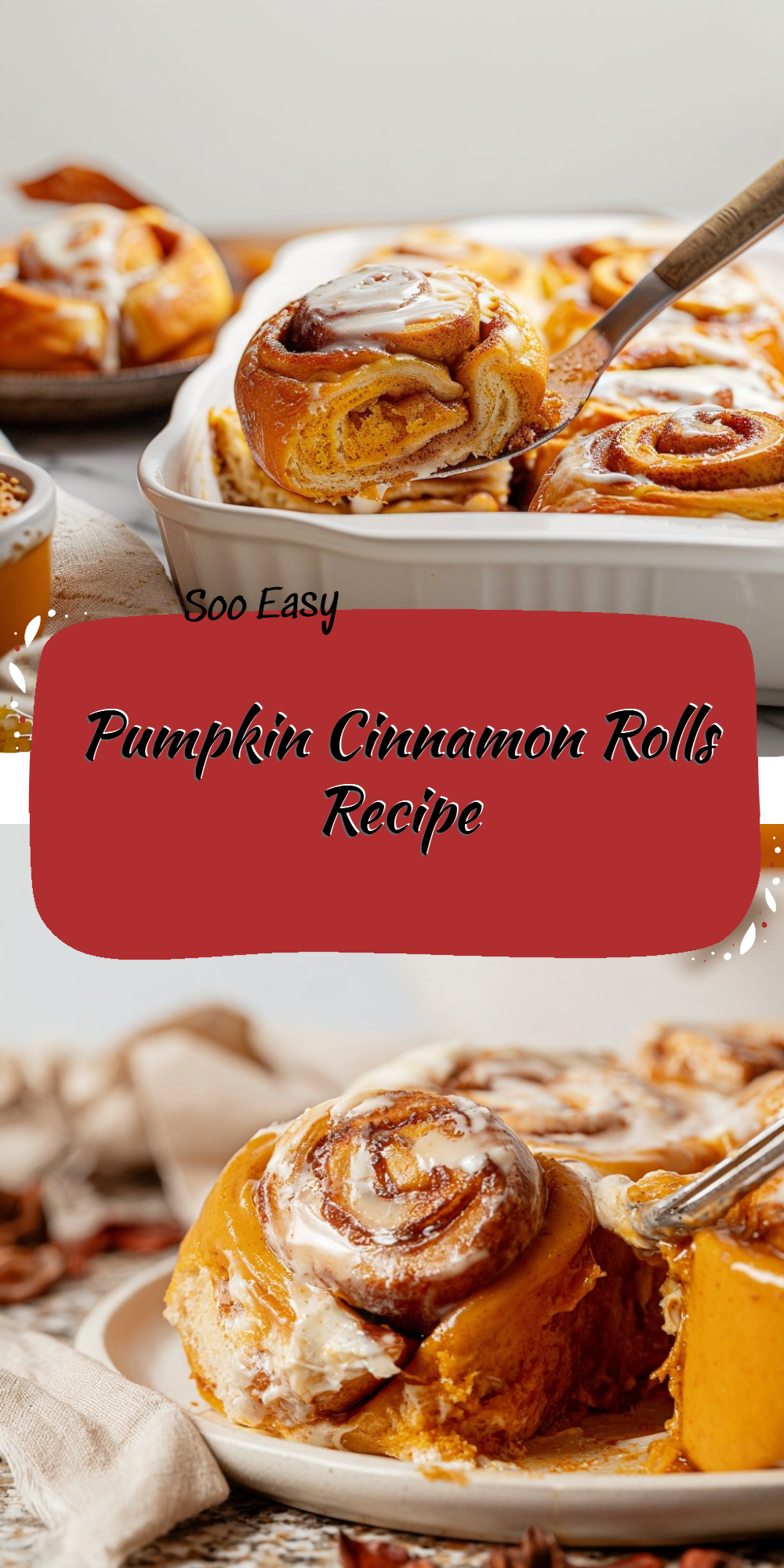 Pumpkin Cinnamon Rolls Recipe