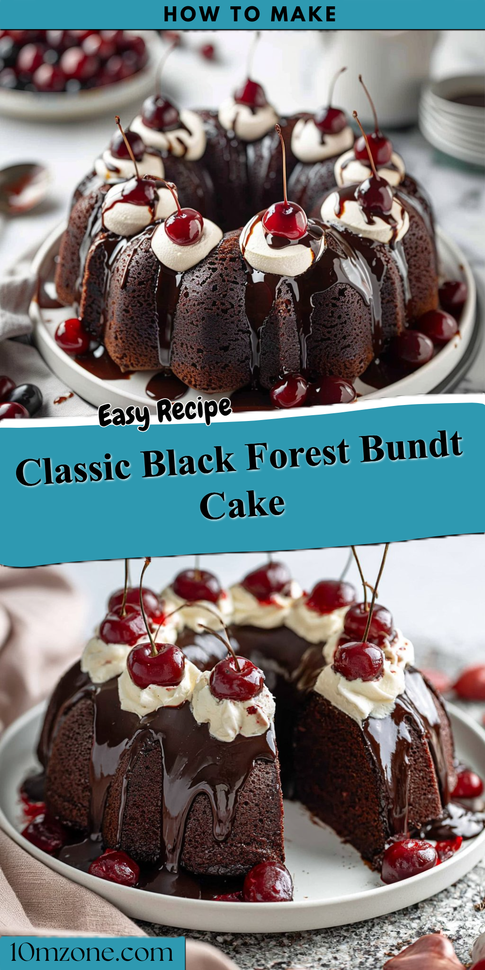 Classic Black Forest Bundt Cake