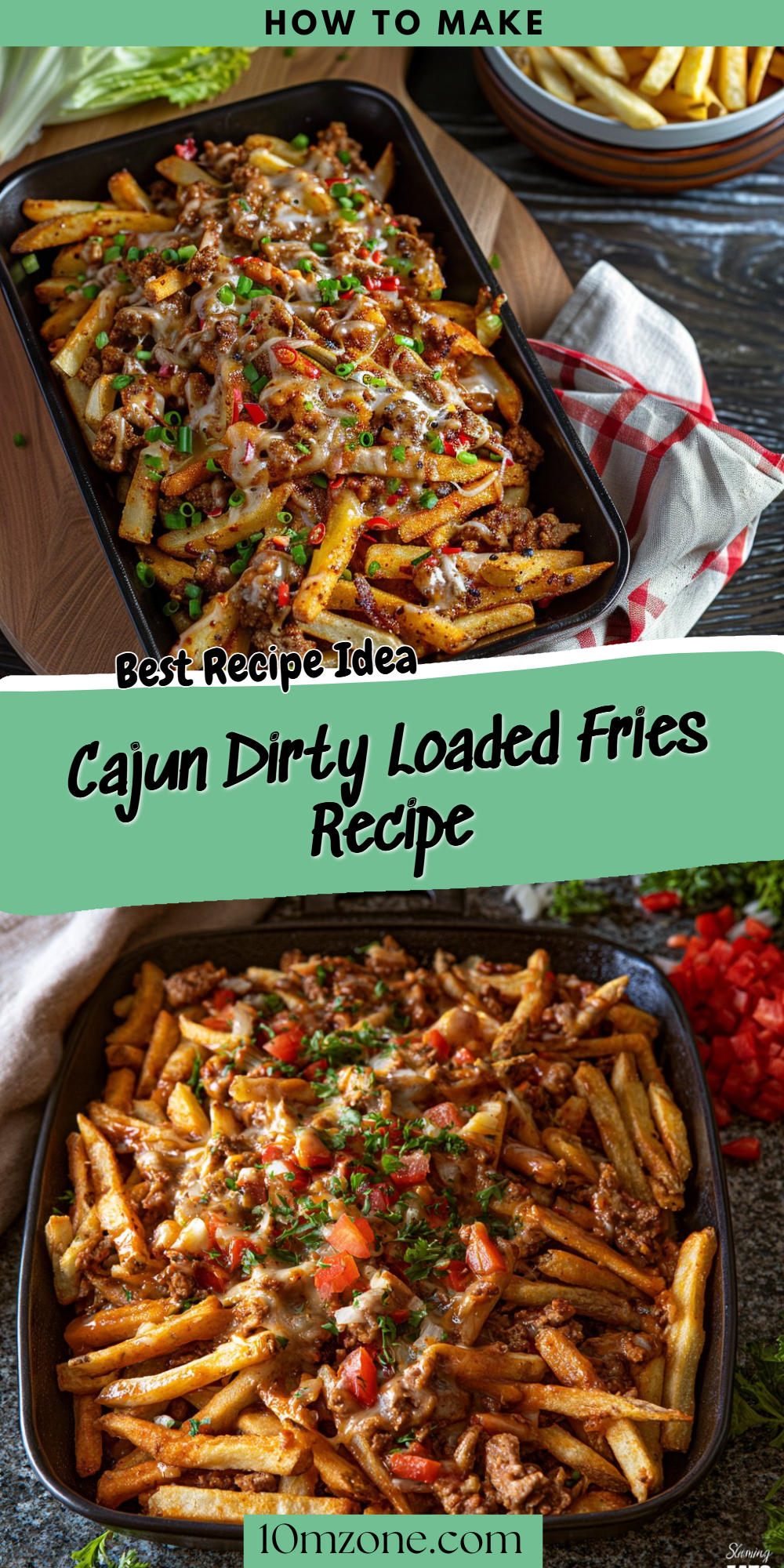 Cajun Dirty Loaded Fries Recipe