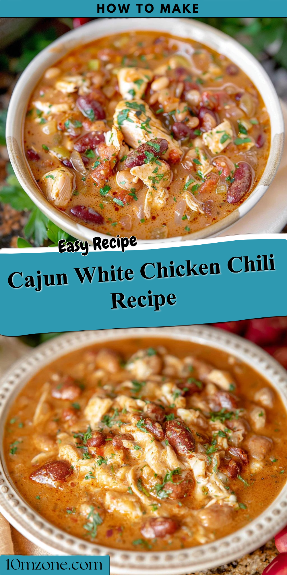 Cajun White Chicken Chili Recipe