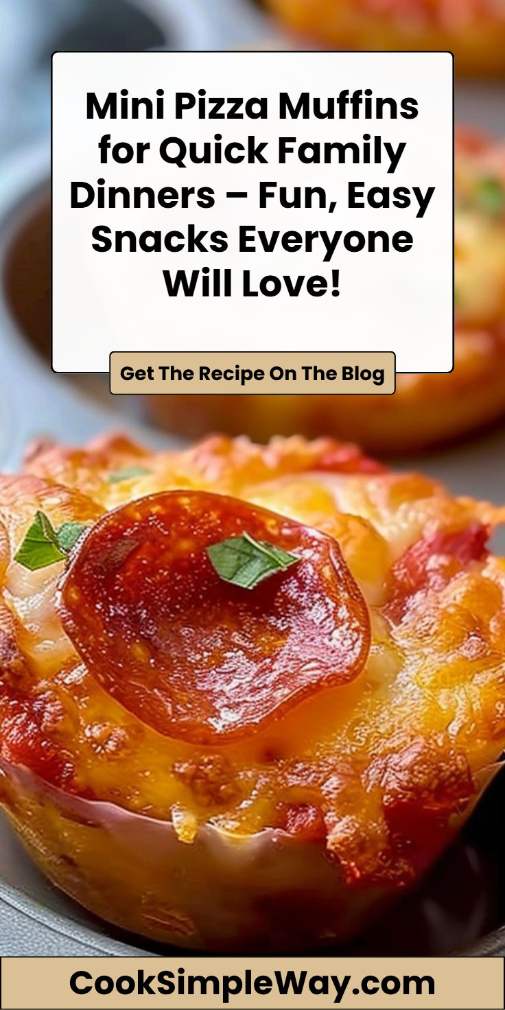 Mini Pizza Muffins Recipe