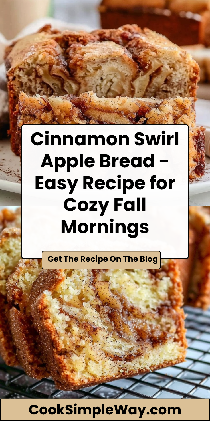 Cinnamon Swirl Apple Bread Recipe