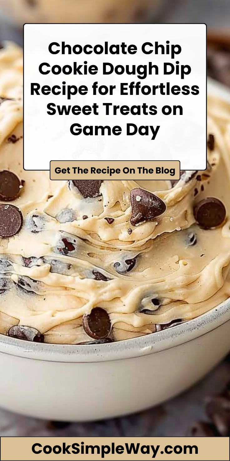 Chocolate Chip Cookie Dough Dip Recipe