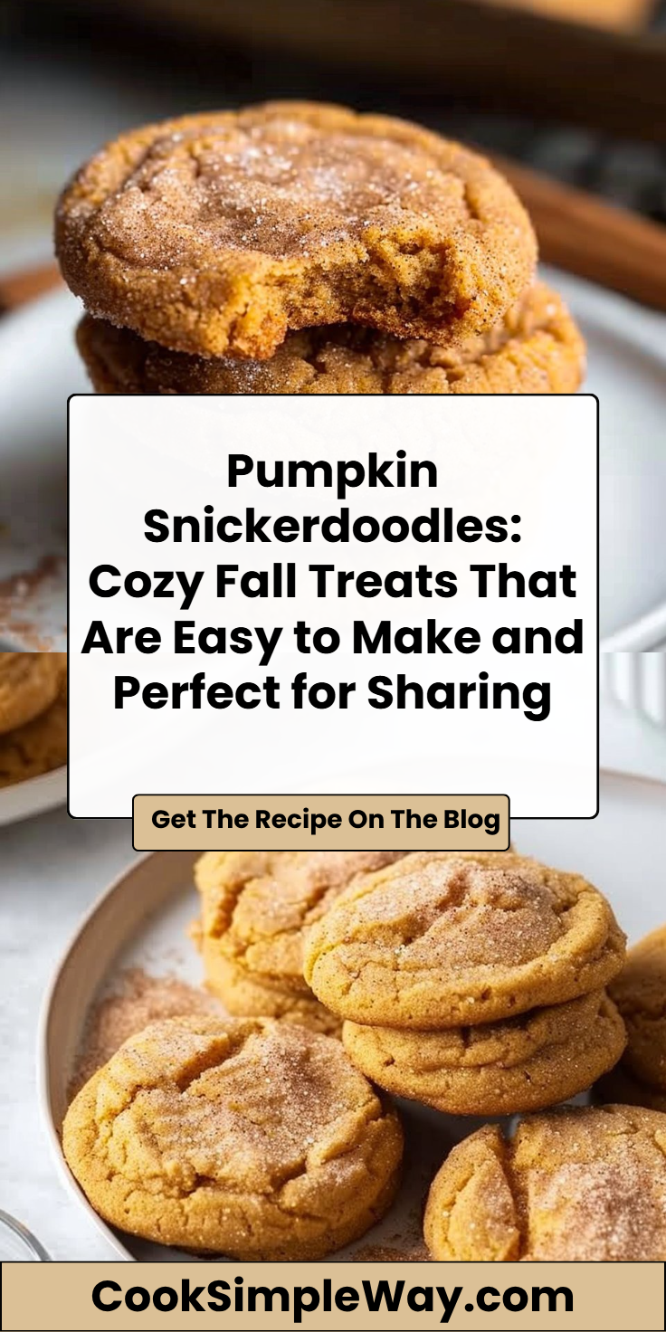 Pumpkin Snickerdoodles Recipe