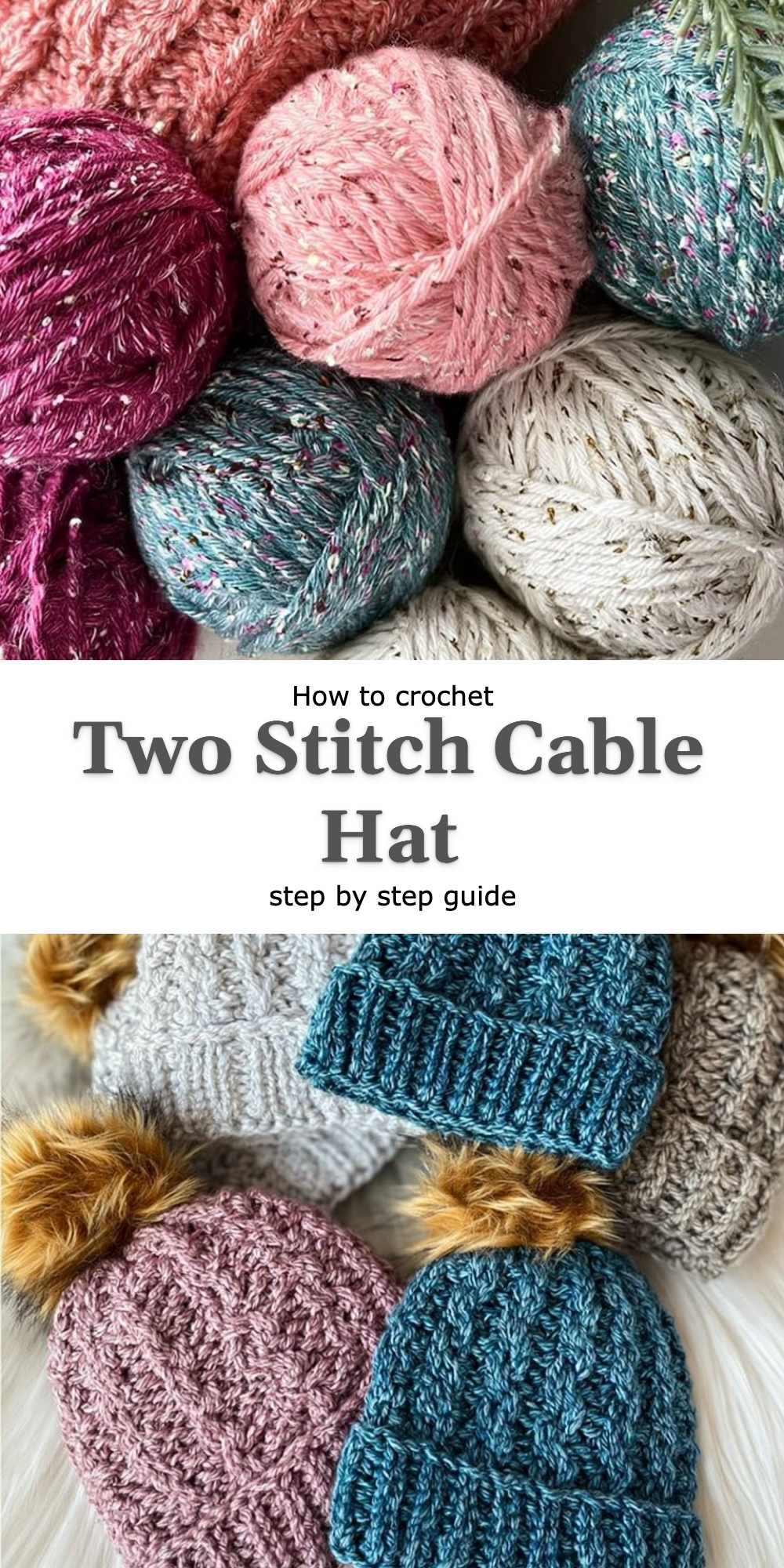 Two Stitch Cable Hat