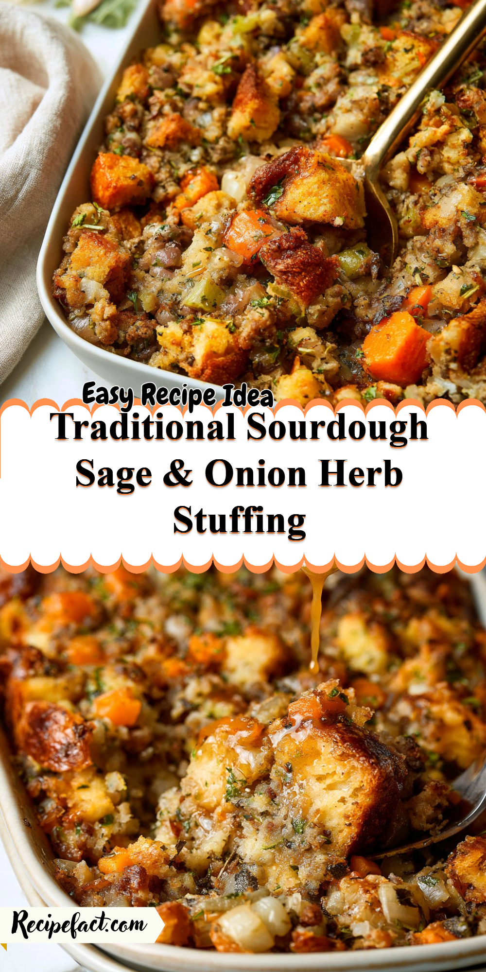 Traditional Sourdough Sage & Onion Herb Stuffing
