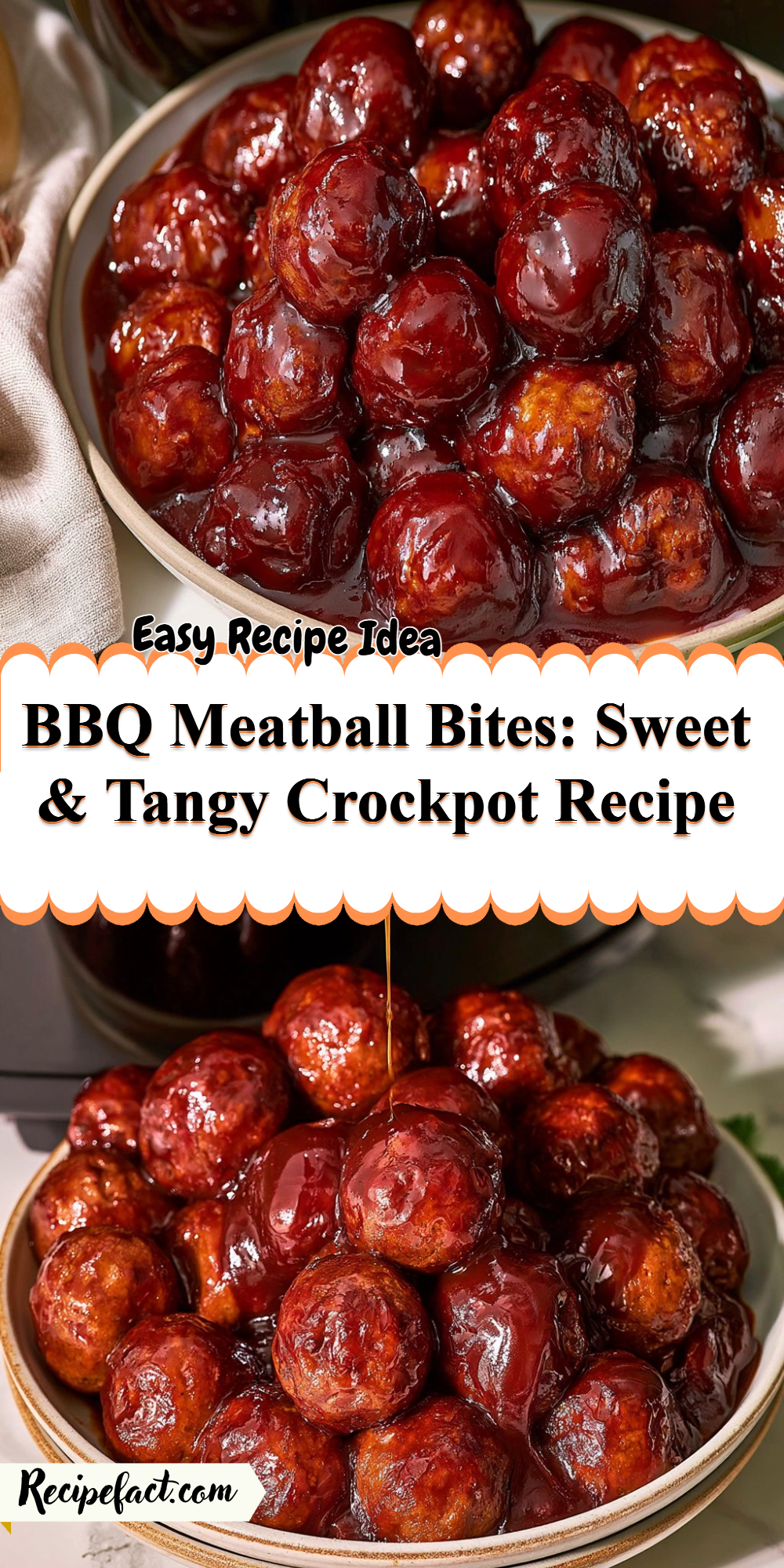 BBQ Meatball Bites: Sweet & Tangy Crockpot Recipe