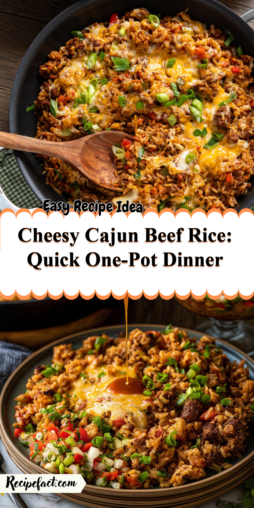 Cheesy Cajun Beef Rice: Quick One-Pot Dinner