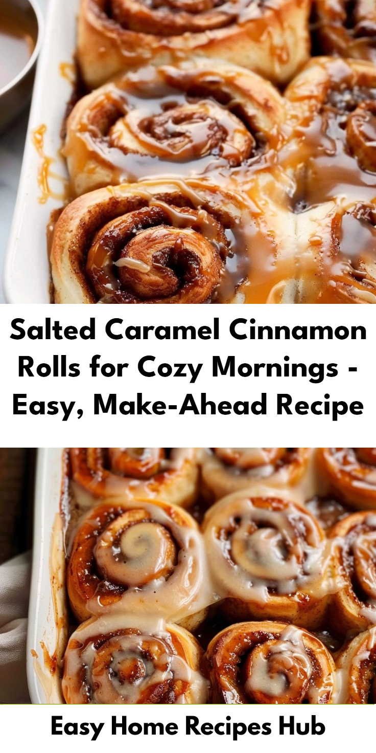 Salted Caramel Cinnamon Rolls Recipe