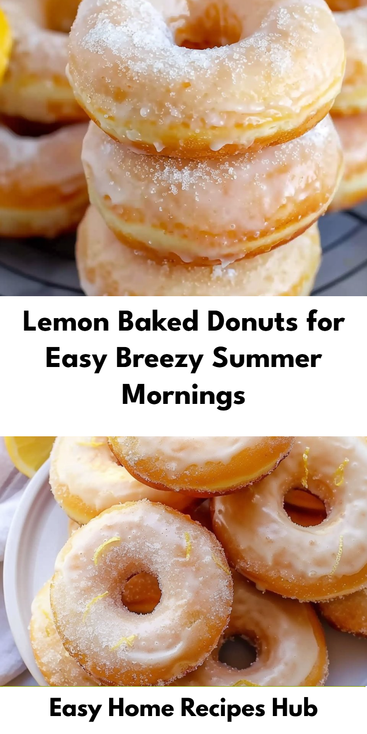 Lemon Baked Donuts
