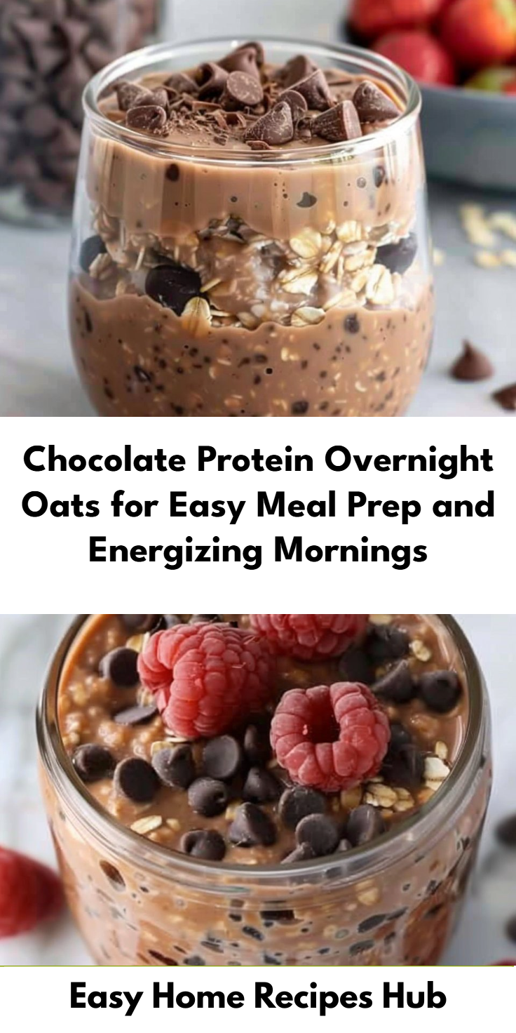 Chocolate Protein Overnight Oats