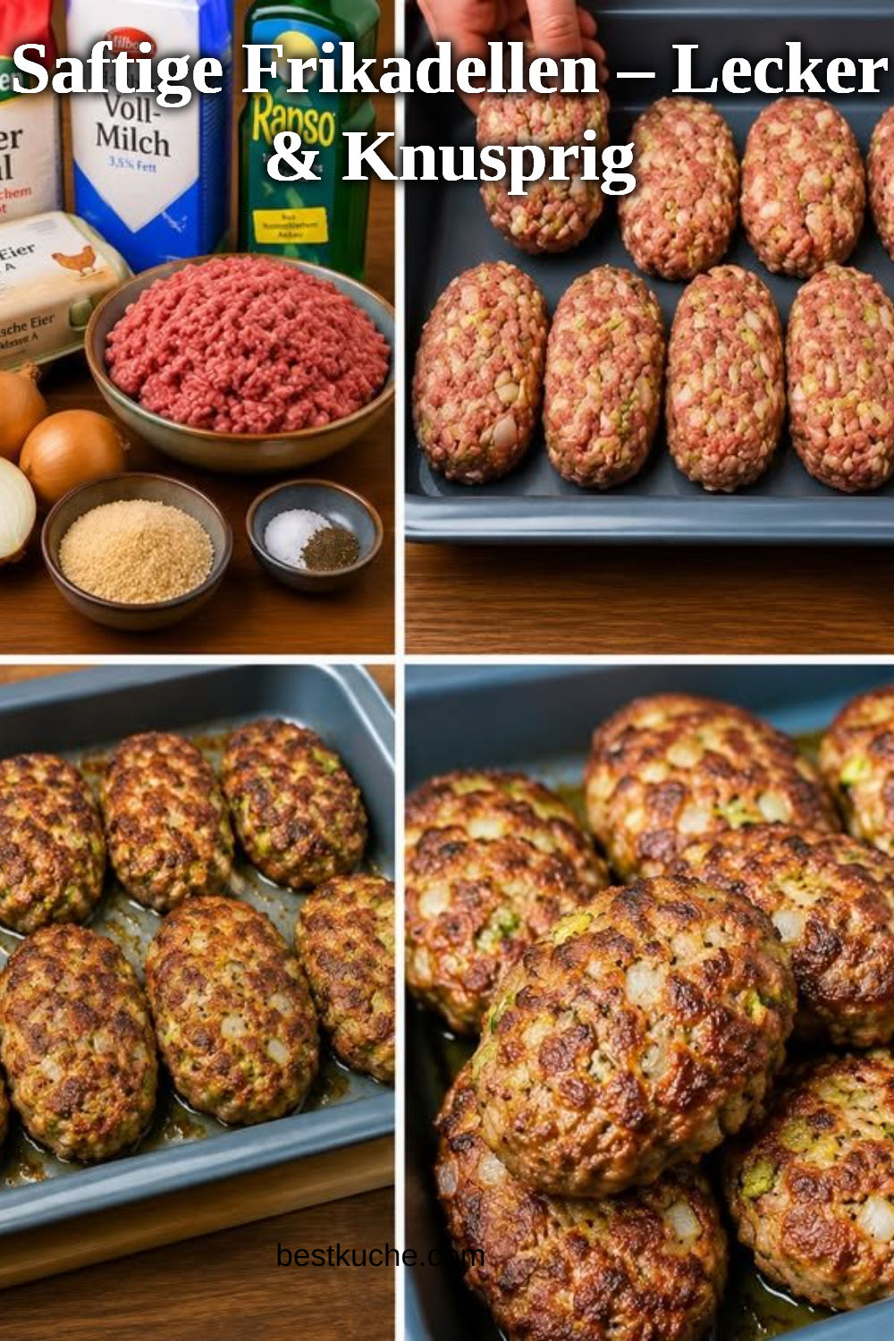Saftige Frikadellen – Lecker & Knusprig