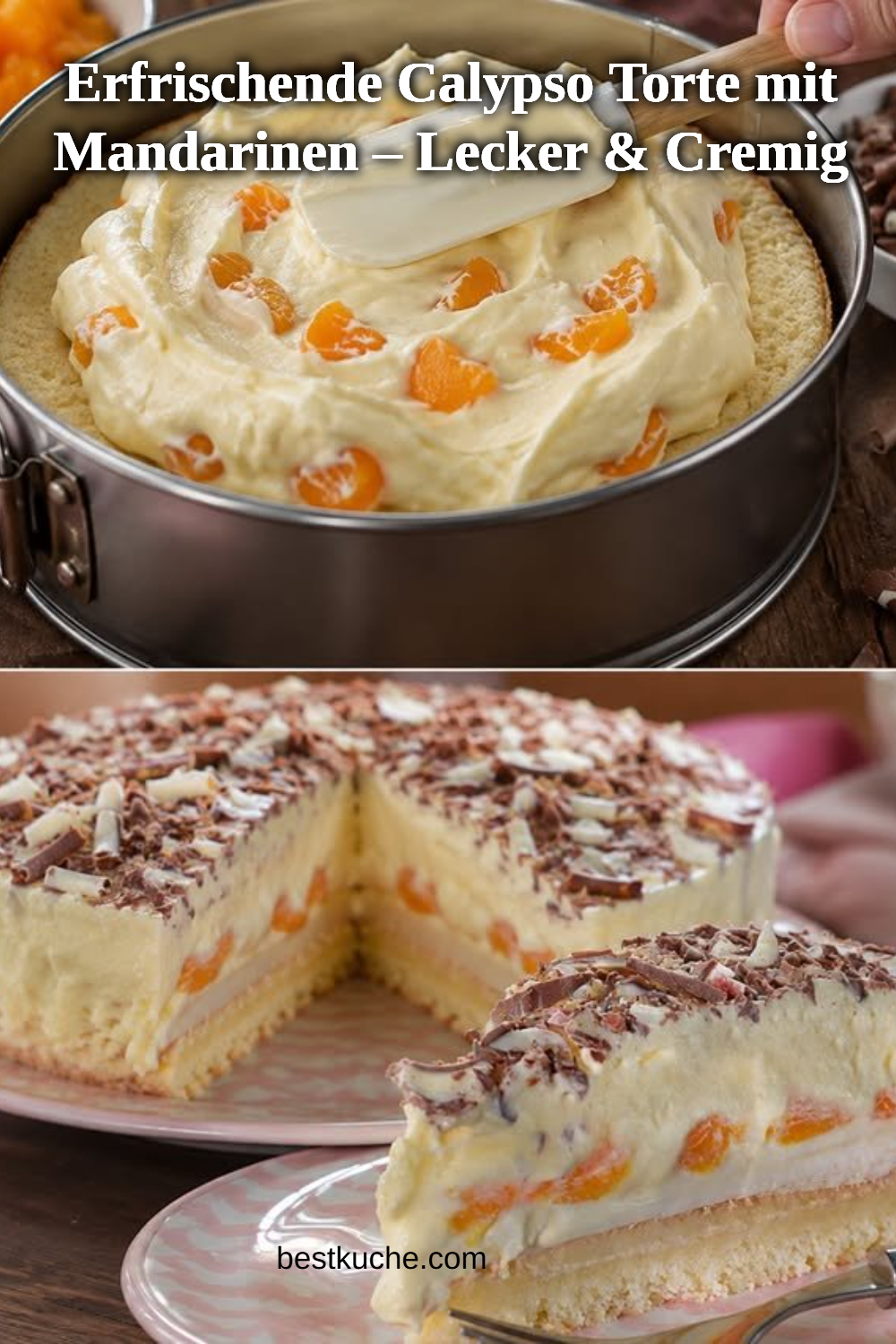 Erfrischende Calypso Torte mit Mandarinen – Lecker & Cremig