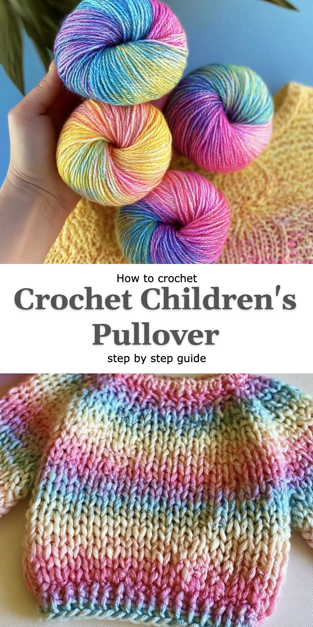 Crochet Children's Pullover