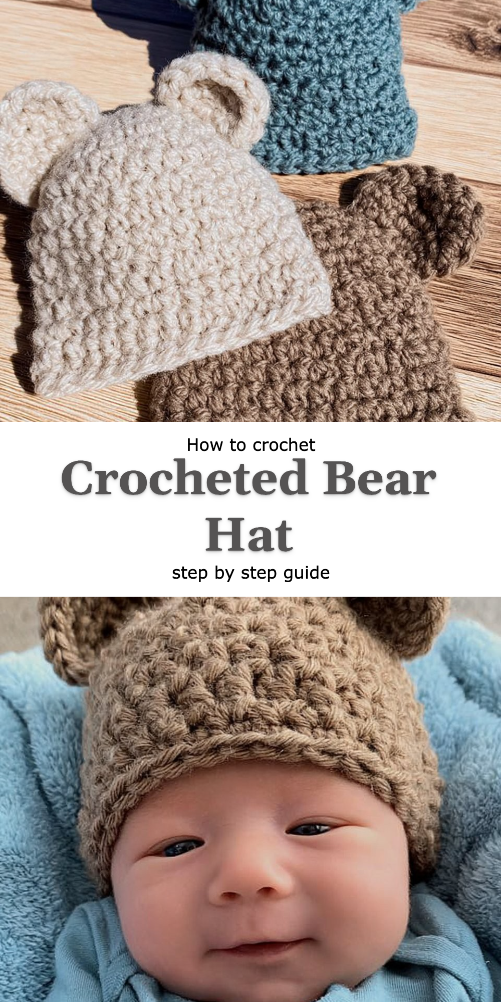 Crocheted Bear Hat