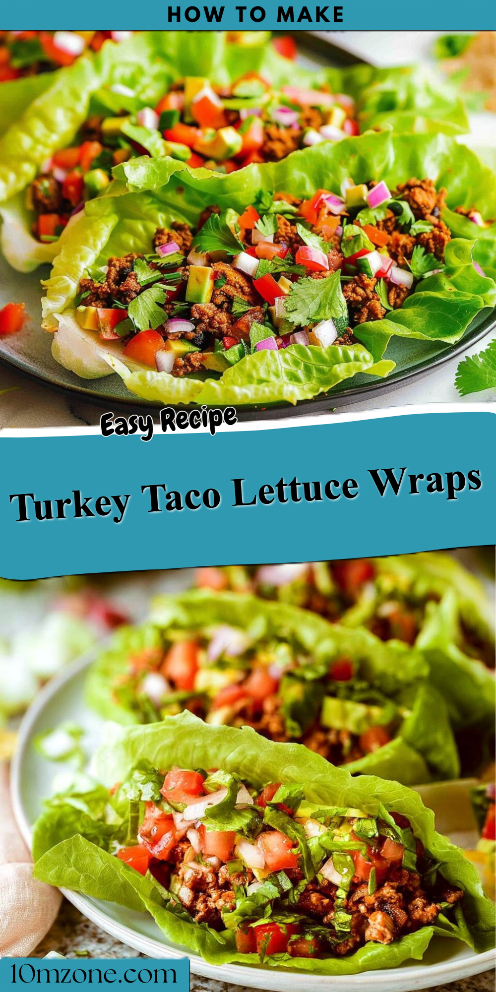 Turkey Taco Lettuce Wraps