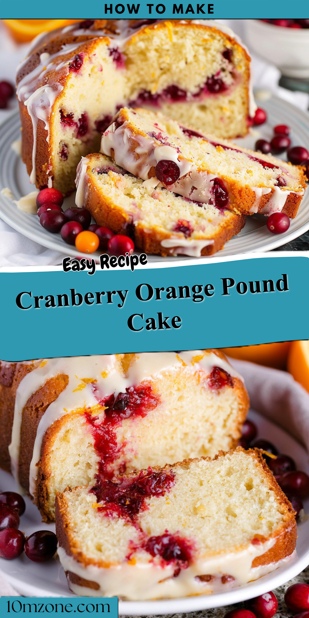 Cranberry Orange Pound Cake