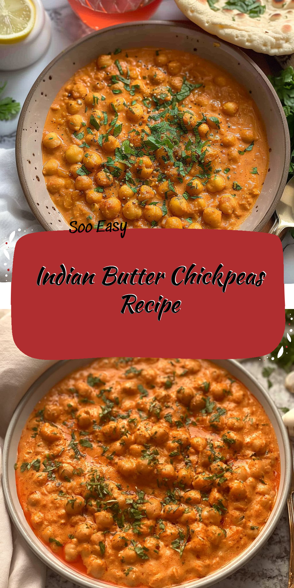 Indian Butter Chickpeas Recipe
