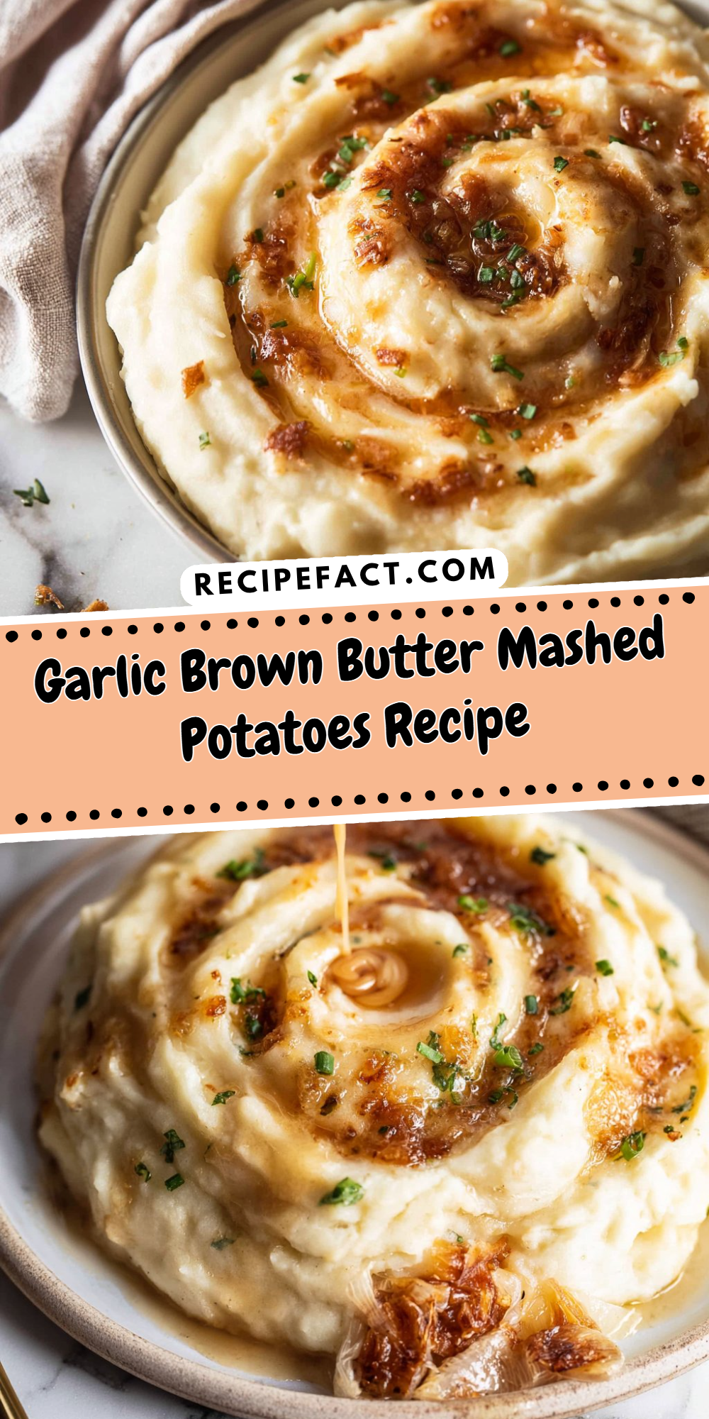Garlic Brown Butter Mashed Potatoes Recipe