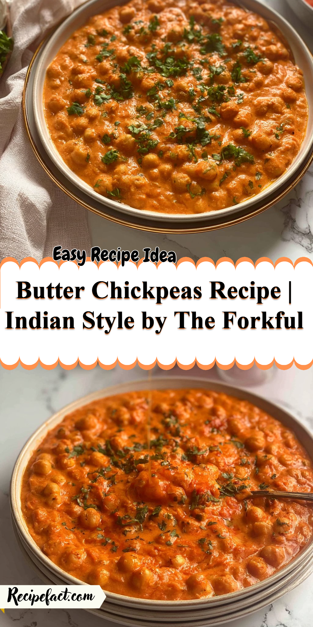 Butter Chickpeas Recipe | Indian Style by The Forkful