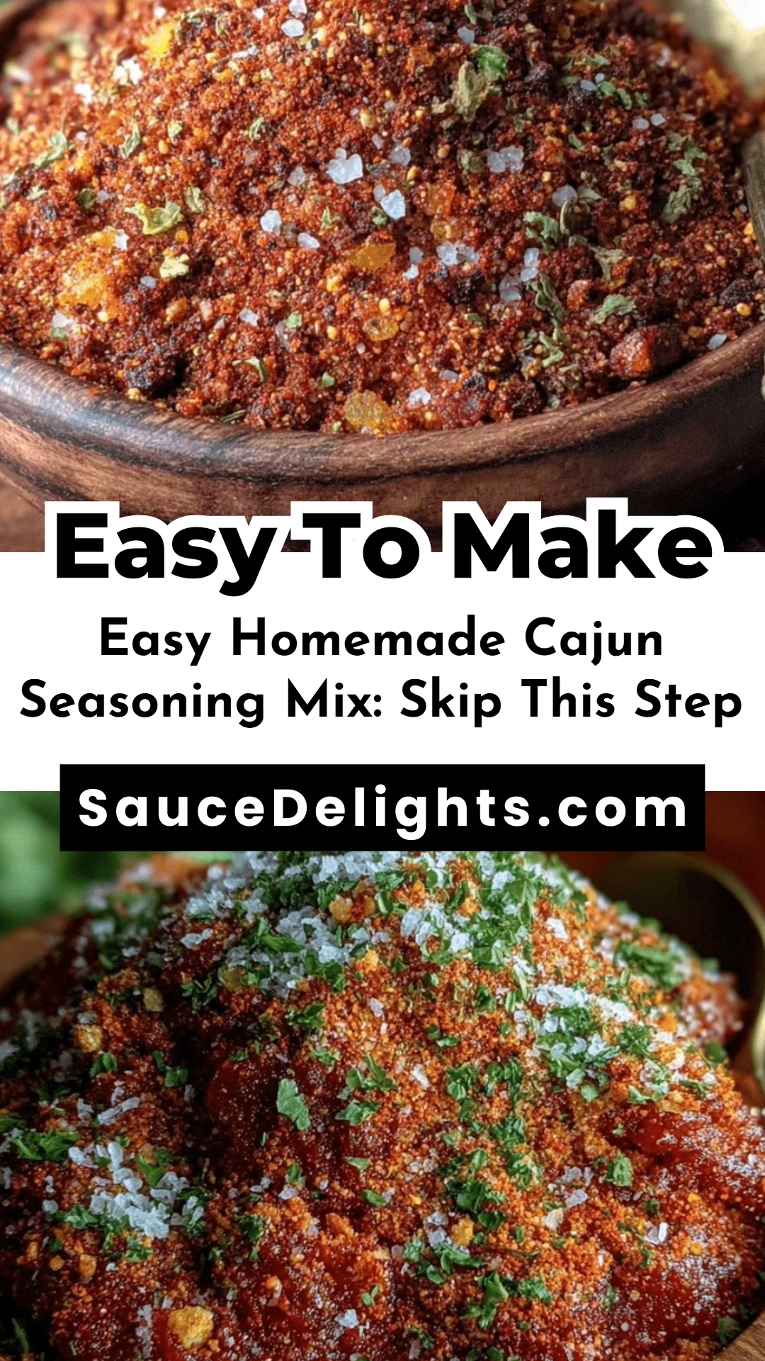 Easy Homemade Cajun Seasoning Mix: Skip This Step