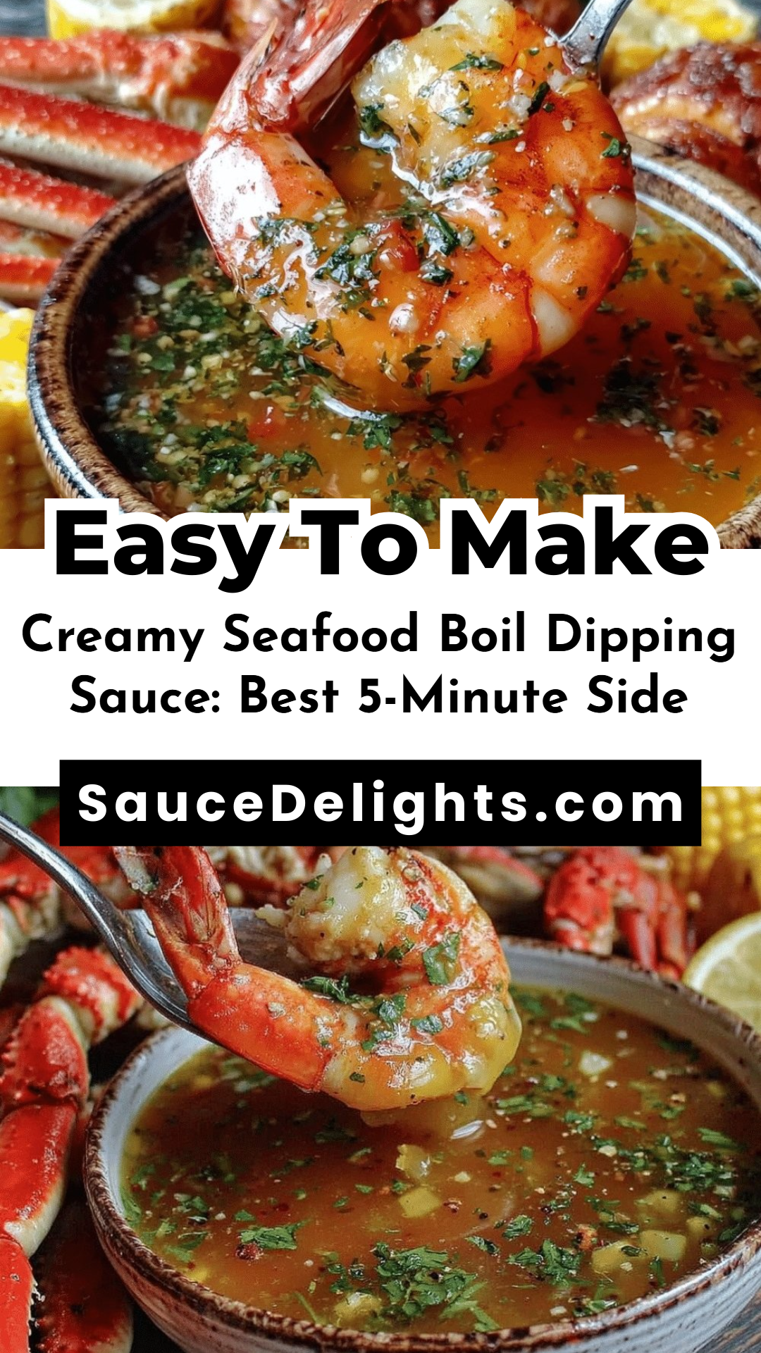 Creamy Seafood Boil Dipping Sauce: Best 5-Minute Side