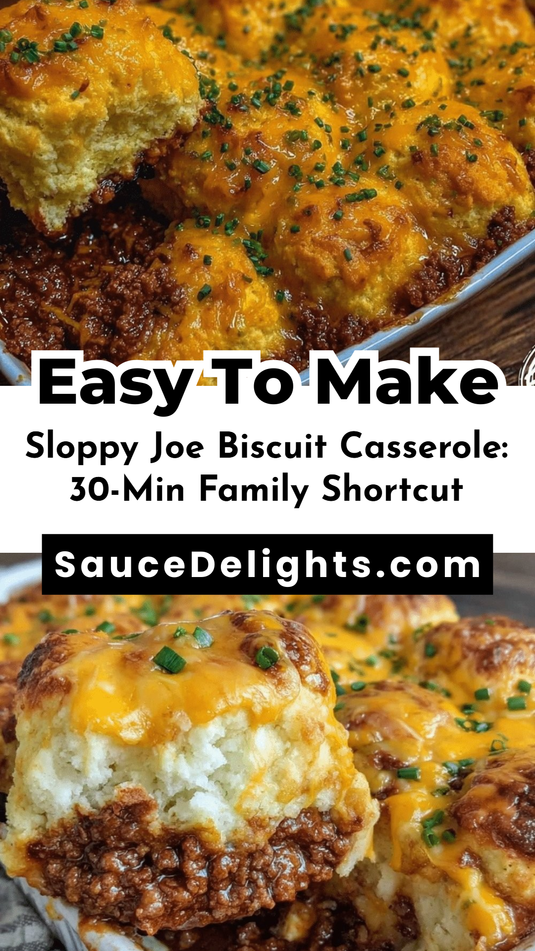 Sloppy Joe Biscuit Casserole: 30-Min Family Shortcut