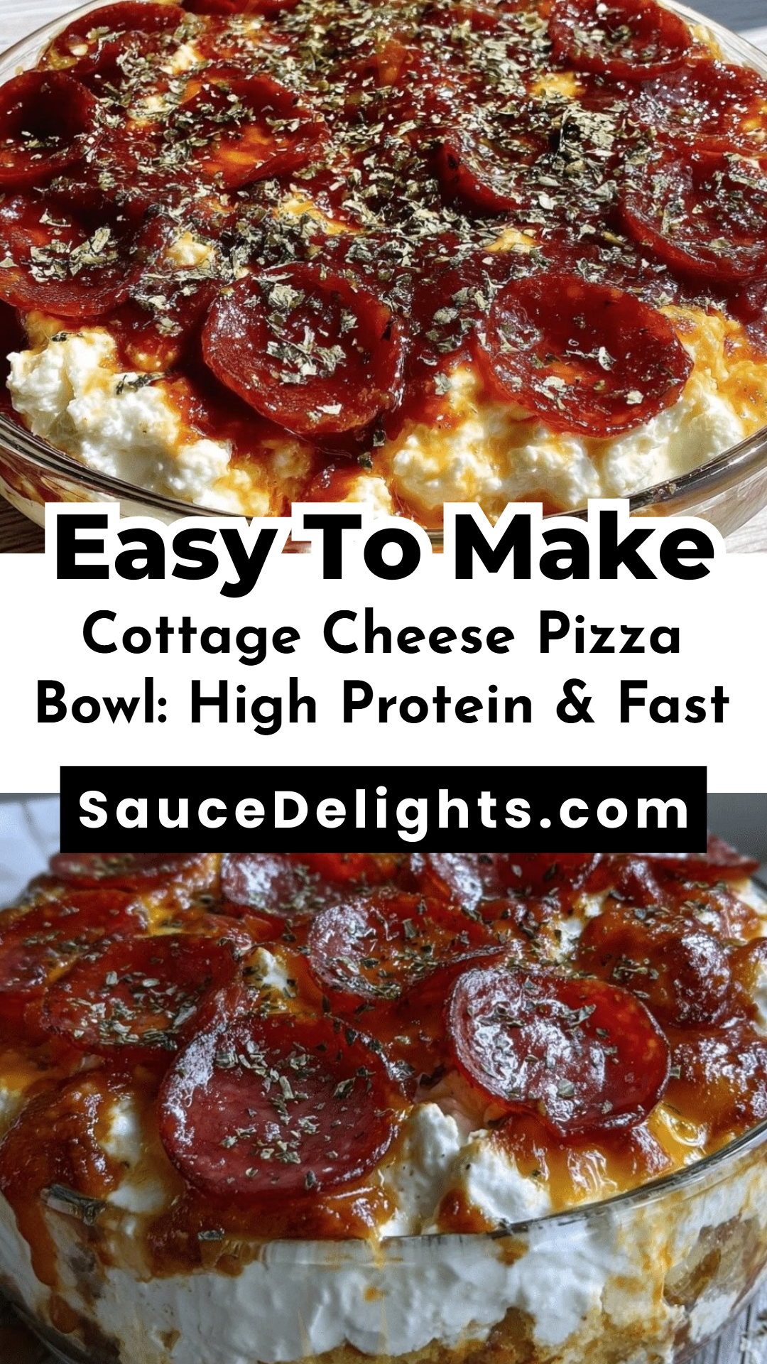 Cottage Cheese Pizza Bowl: High Protein & Fast