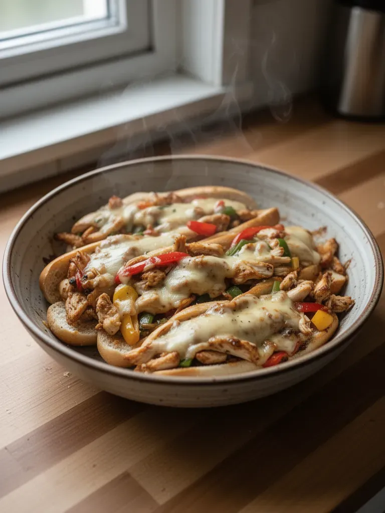 Chicken Philly Cheese Steaks