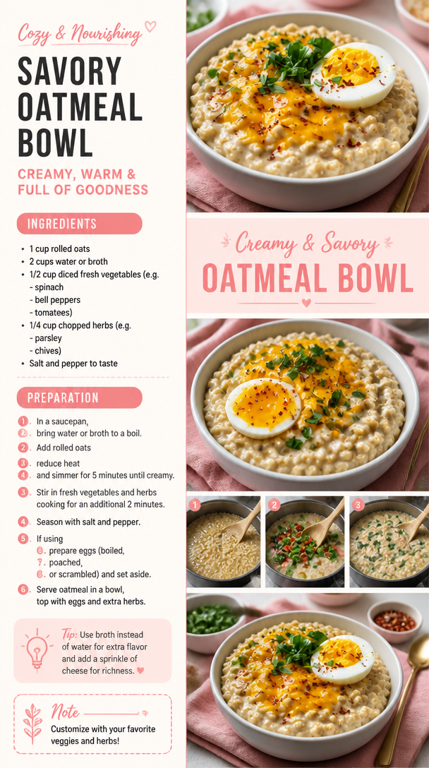 Savory Oatmeal Bowl