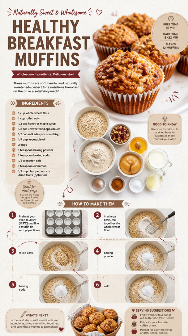 Healthy Breakfast Muffins