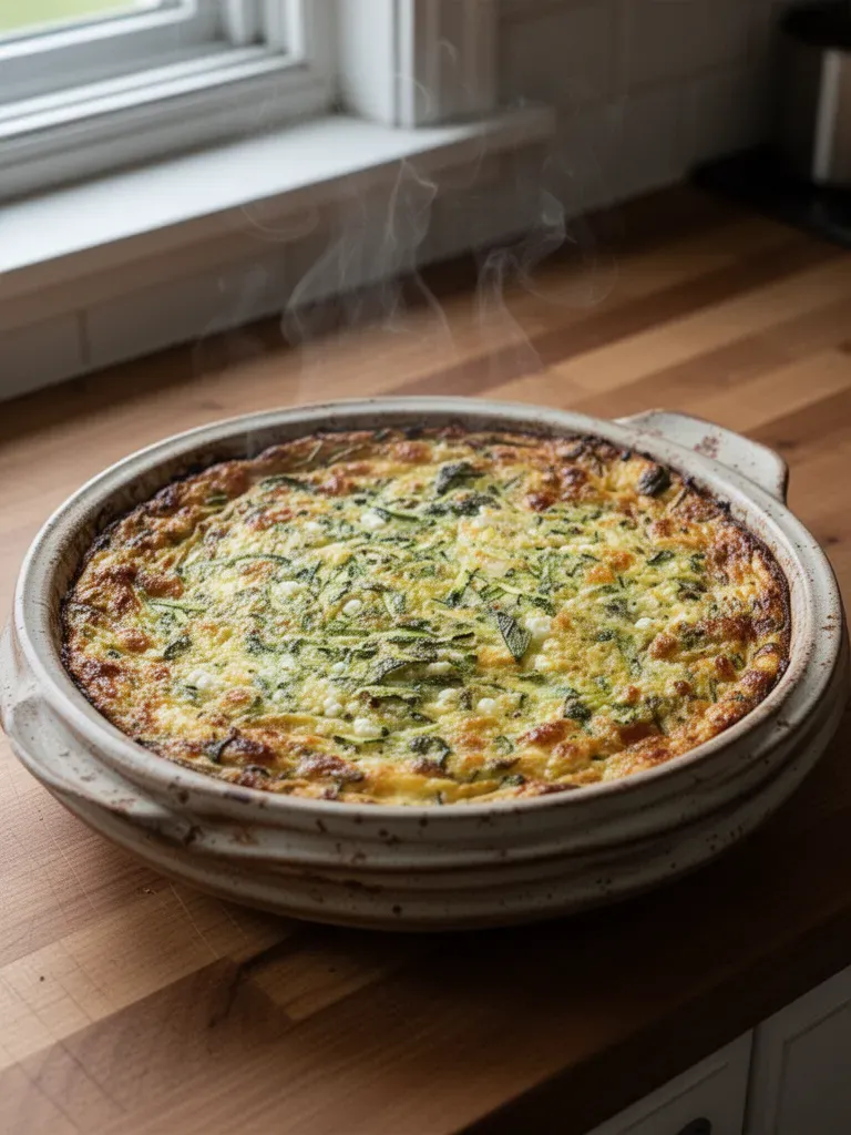 Cottage Cheese Zucchini Quiche