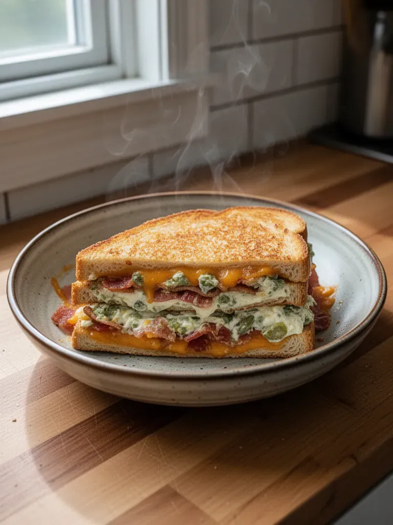 Jalapeño Popper Grilled Cheese