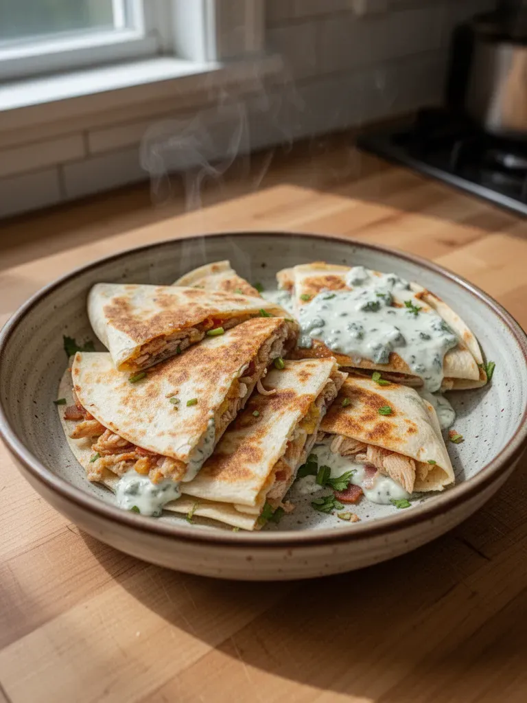 Chili's Chicken Bacon Ranch Quesadillas Recipe