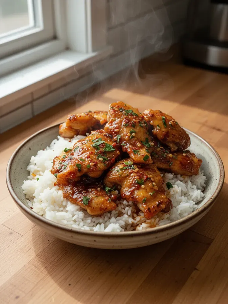Honey Garlic Chicken Thighs