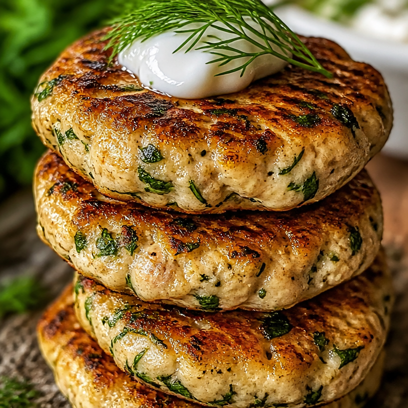 Mediterranean Chicken Patties