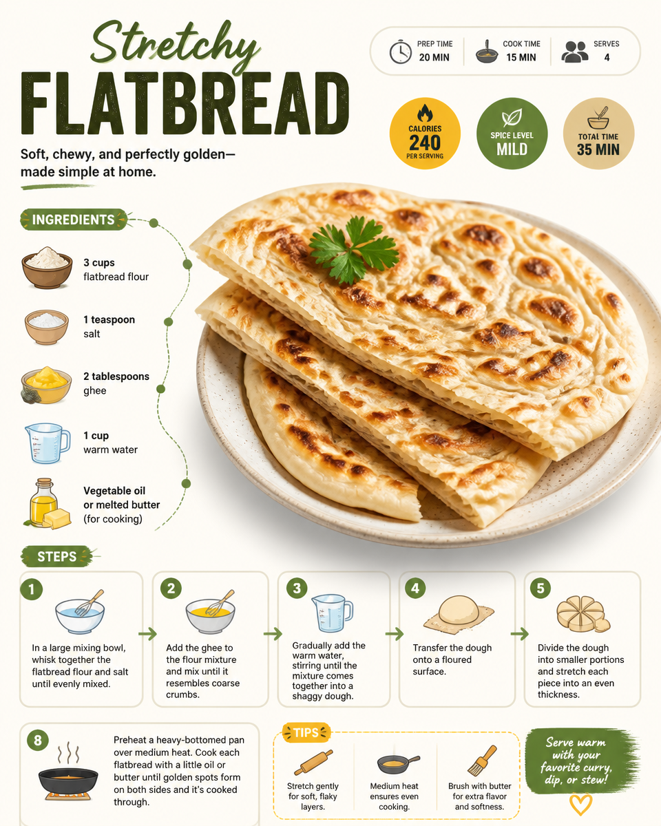 Stretchy Flatbread