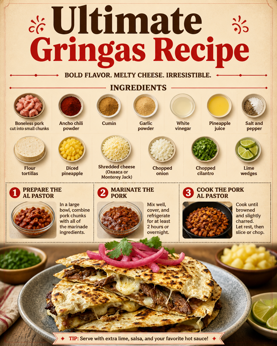 Ultimate Gringas Recipe
