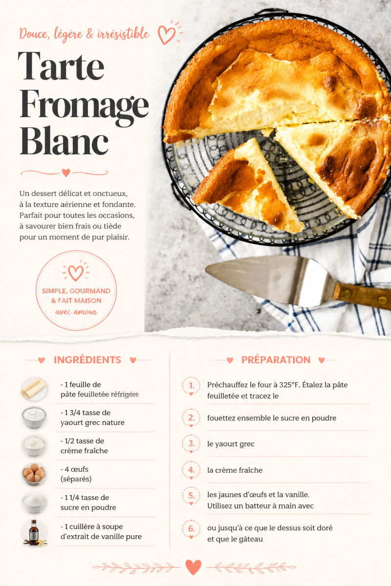 Tarte Fromage Blanc