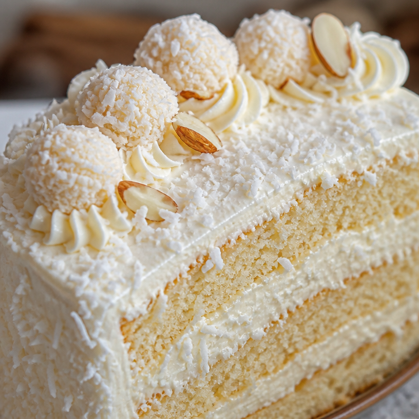 Gâteau Raffaello à la noix de coco