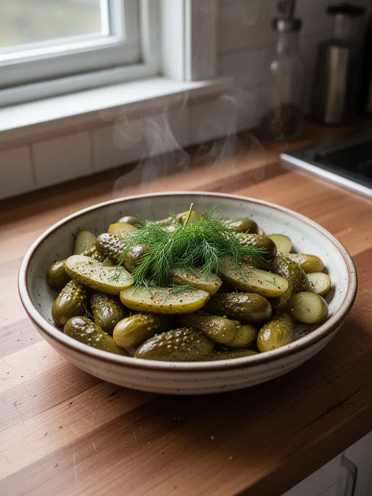 How to Make Perfectly Crunchy Homemade Dill Pickles