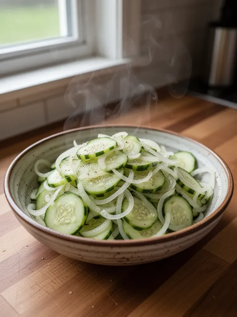 Cucumber and Onion Salad