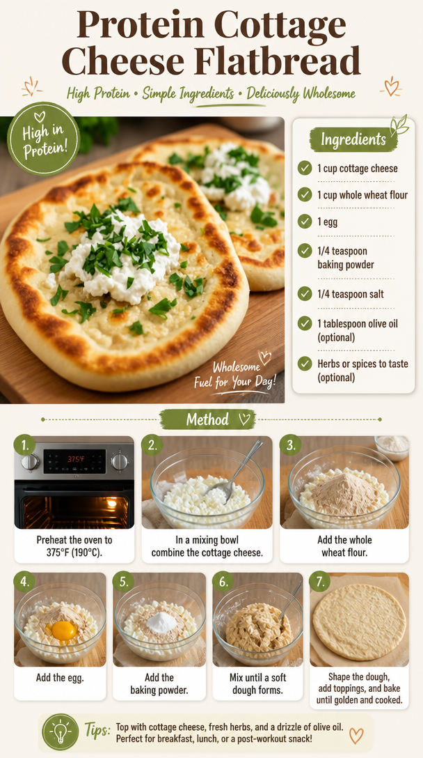 Protein Cottage Cheese Flatbread