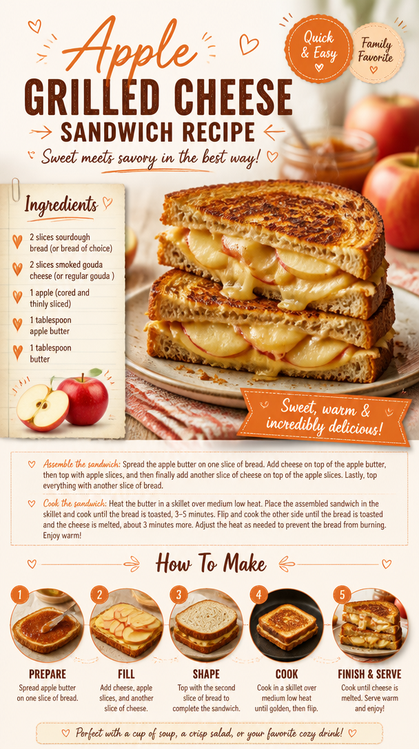 Apple Grilled Cheese Sandwich Recipe
