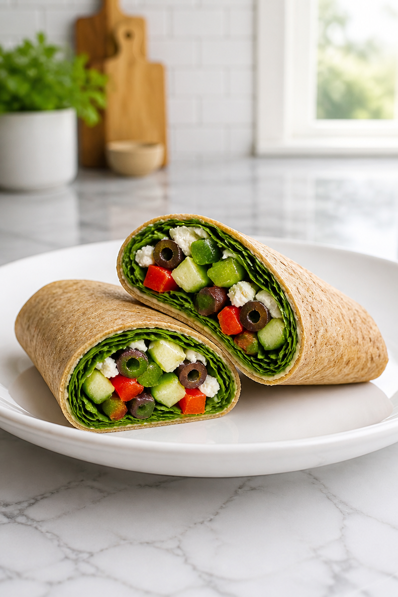 Green Spinach Frankenstein Monster Wrap