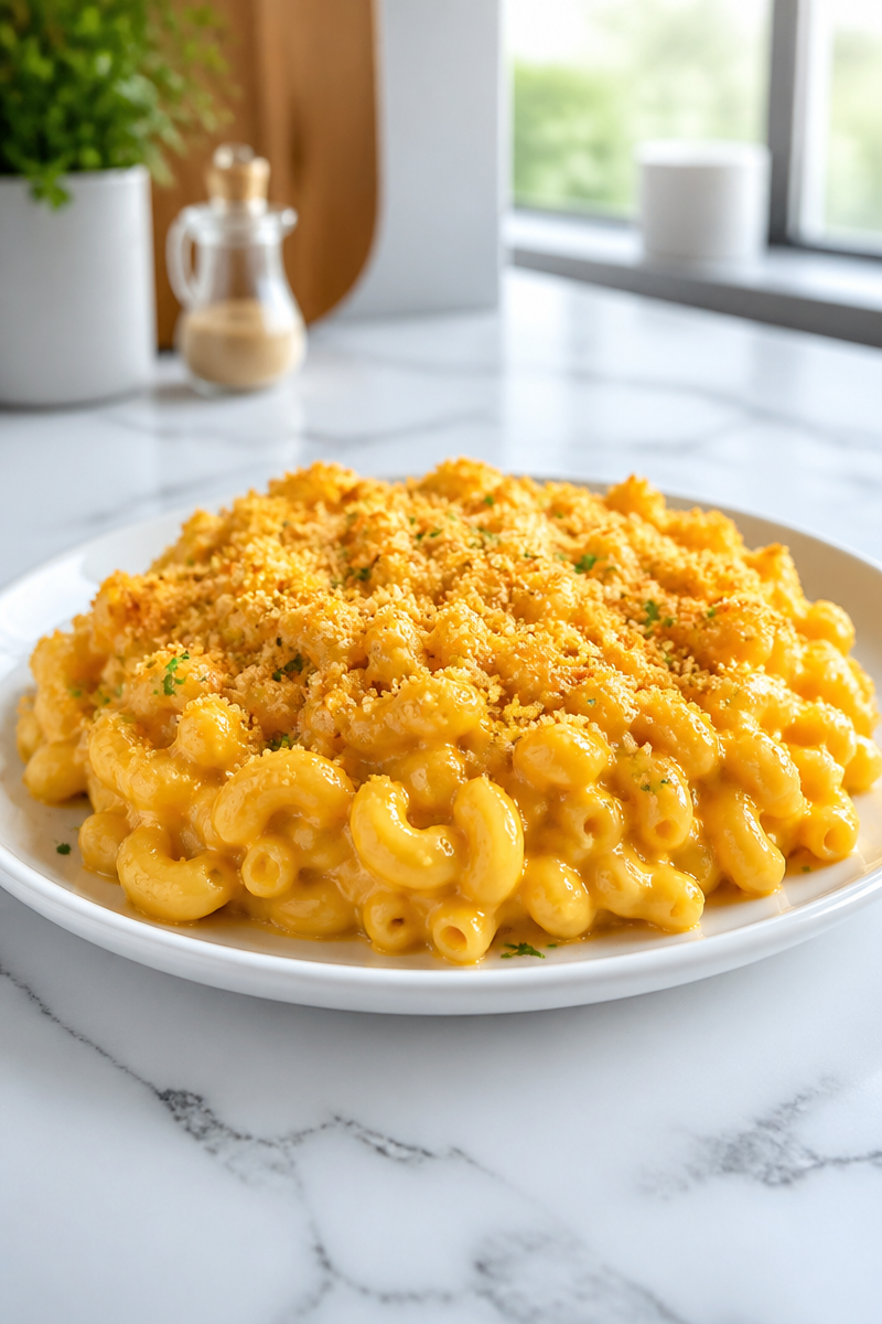 Creamy Pumpkin Macaroni And Cheese