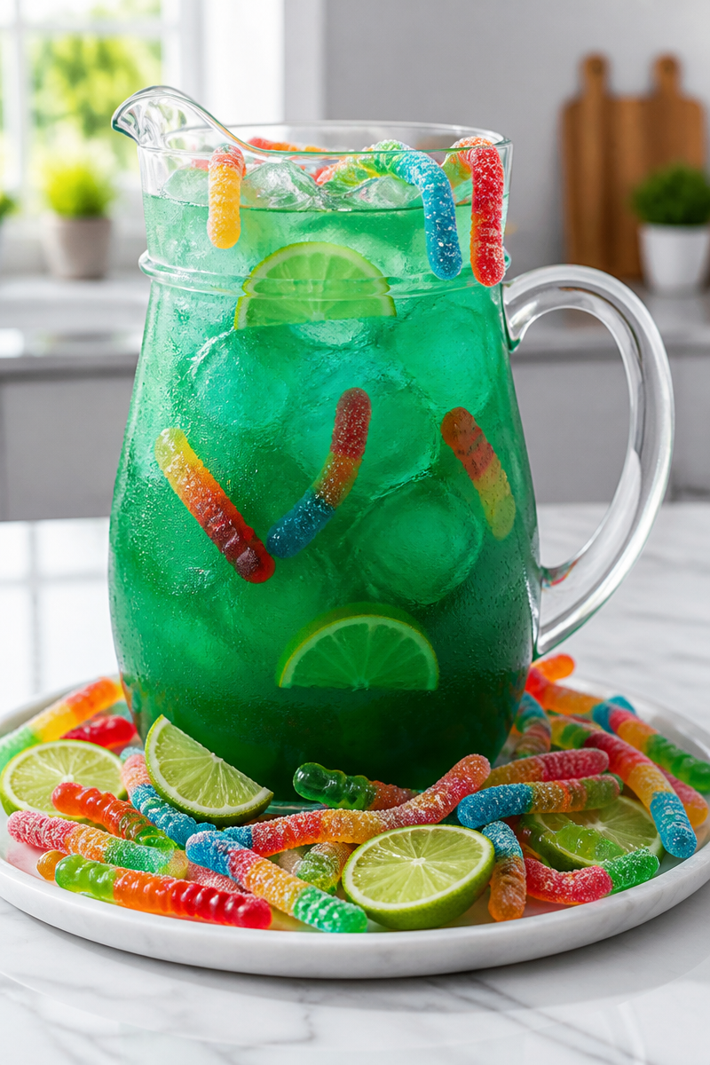 Green Swamp Monster Lemonade Drink