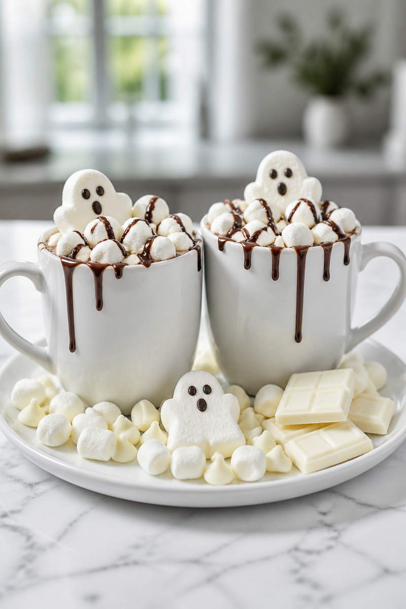 White Chocolate Ghost Hot Cocoa